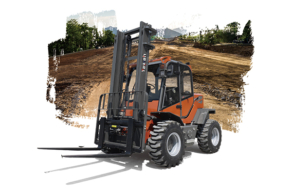 Forklift truck for warehouse and outdoor cargo handling